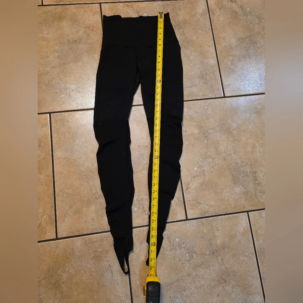 lululemon athletica Black High-Waist Stirrup Leggings